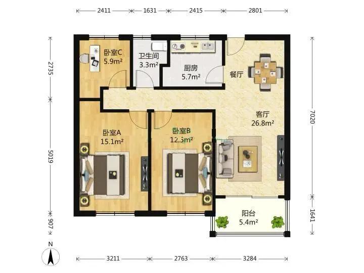 整租·五矿崇文金城