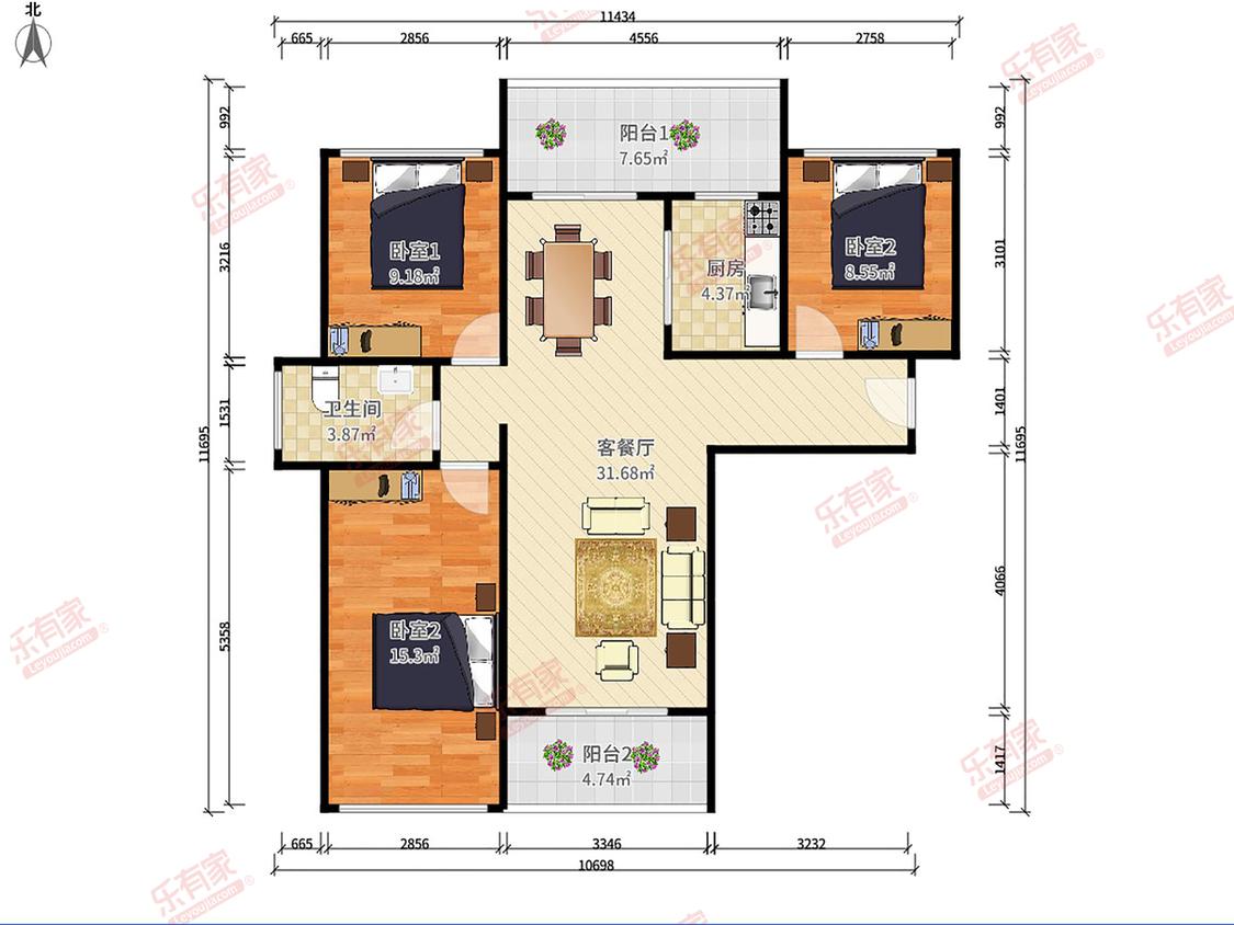 整租·创城宜城风景