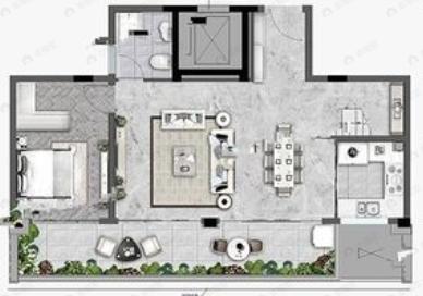金科美的原上4室2厅3卫户型图