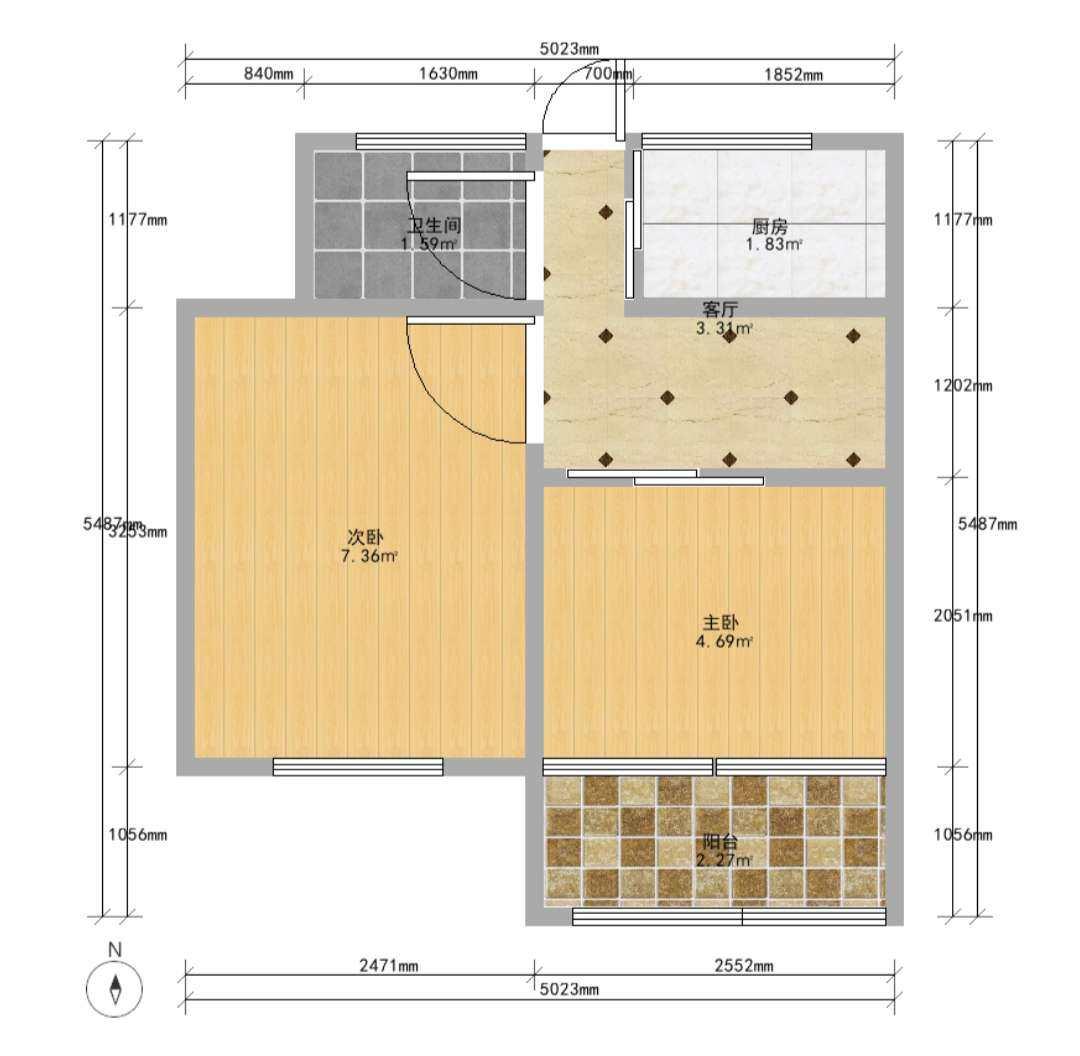 整租·五莲二小区