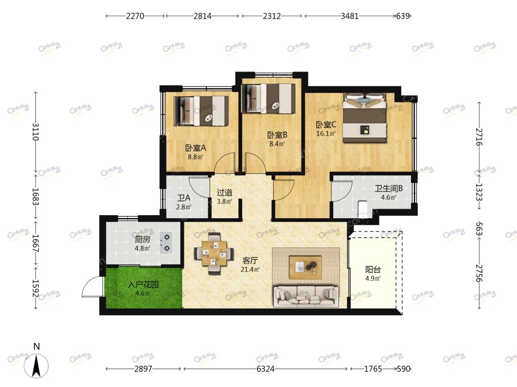 整租·卓越东部蔚蓝海岸
