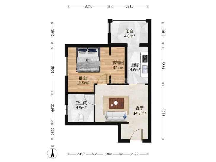 整租·北京华侨城(1号院)