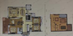 4室2厅2卫建面156平户型图