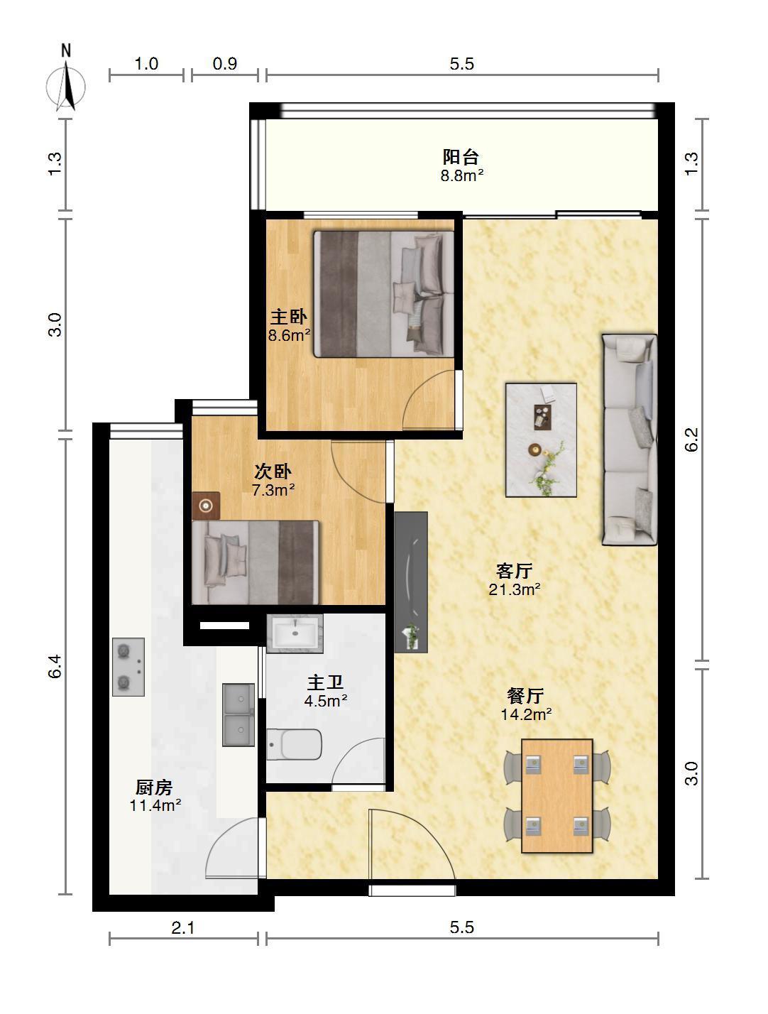 整租·中南尚座