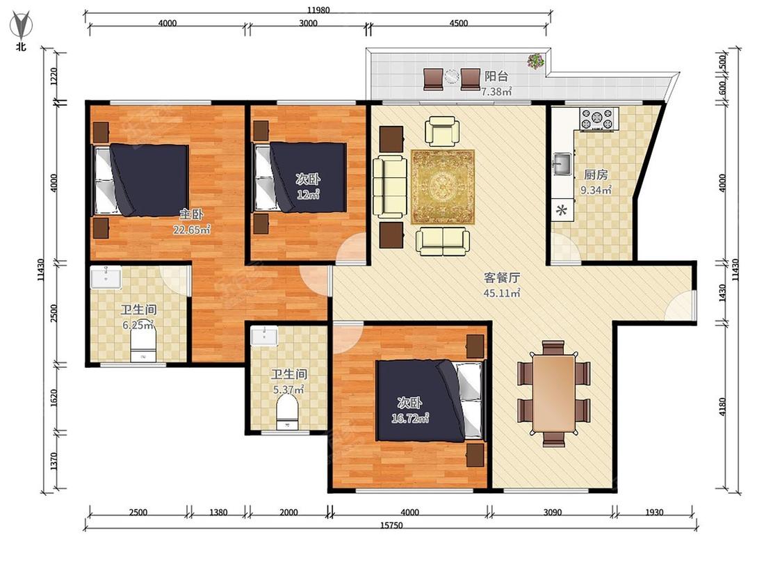 整租·中海鹿丹名苑