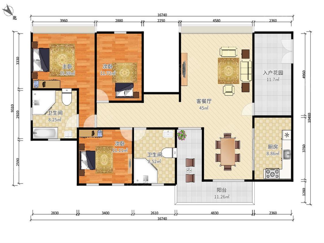 整租·凯茵新城(挪威森林)