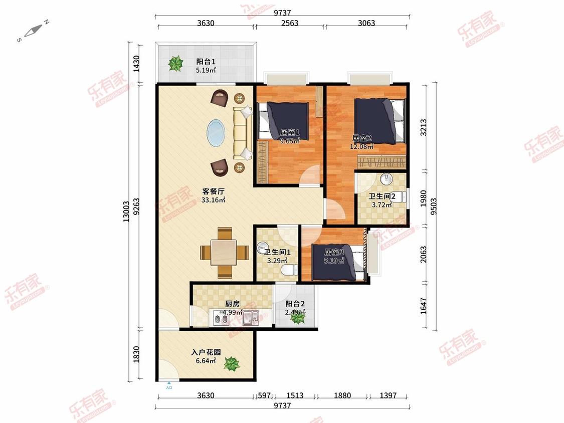 整租·碧桂园(骏景湾天汇)