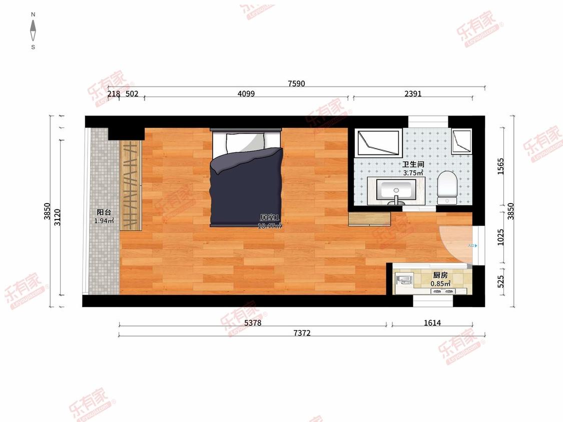 整租·保利中央公园(三期中嘉)