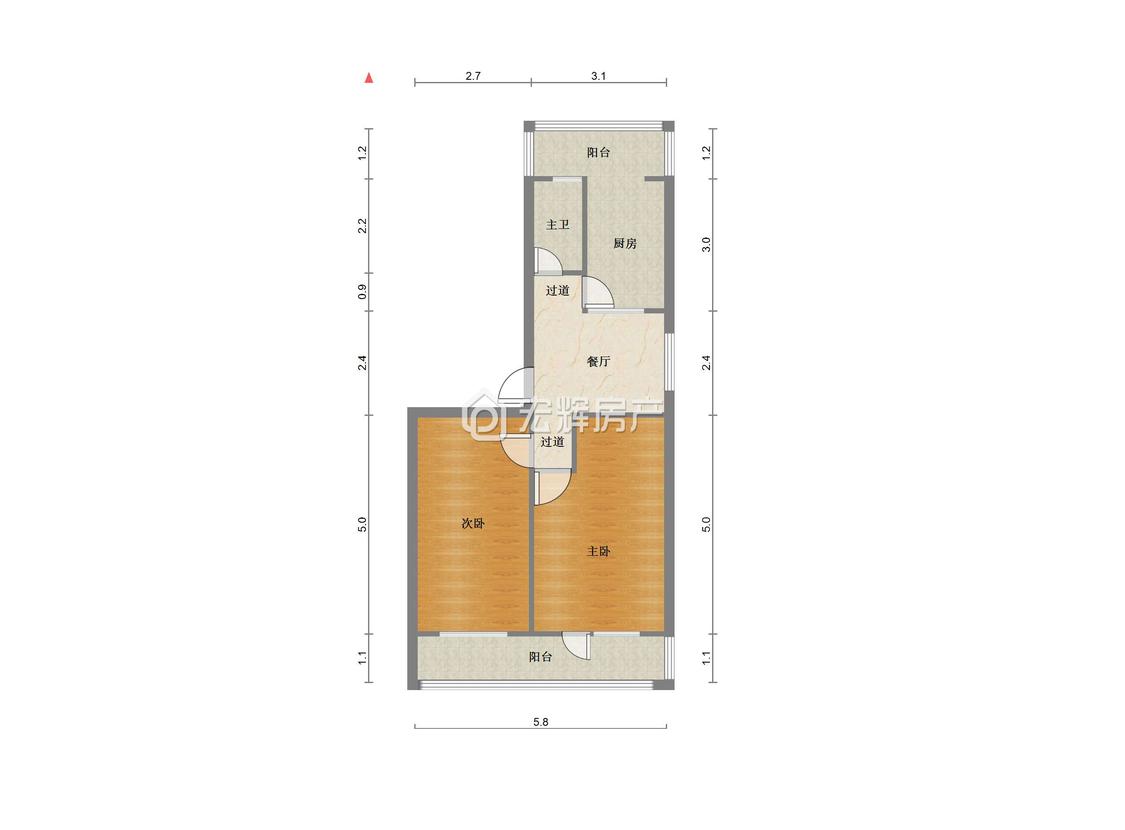 整租·省贸易经济合作厅家属院