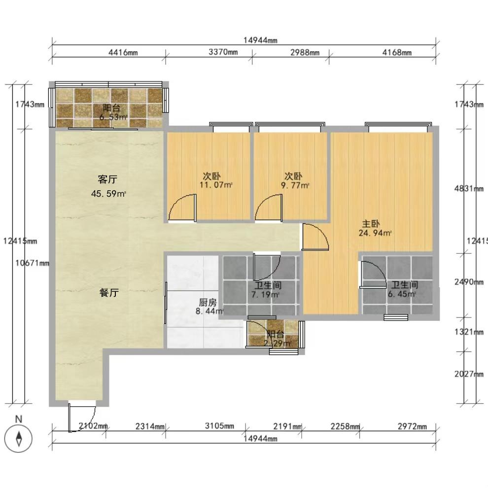 整租·岭南新世界(云逸)