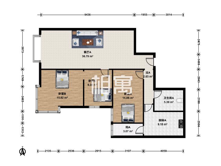 整租·航天五院小区