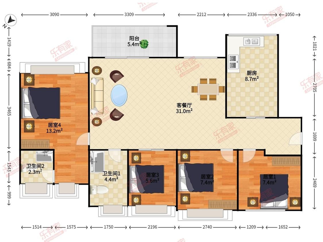 整租·宏发天汇城