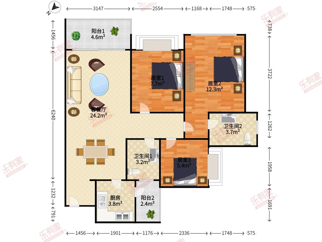 整租·中粮云景花园(南区)