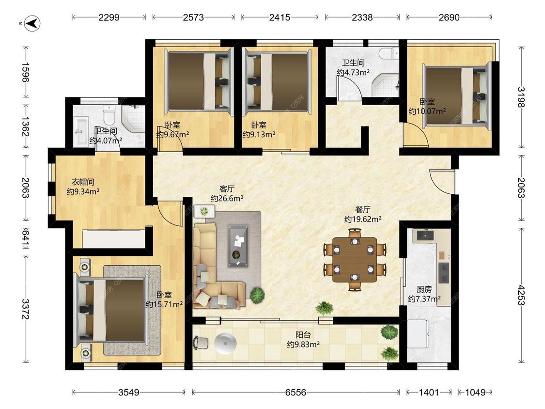 整租·万科珠宾花园