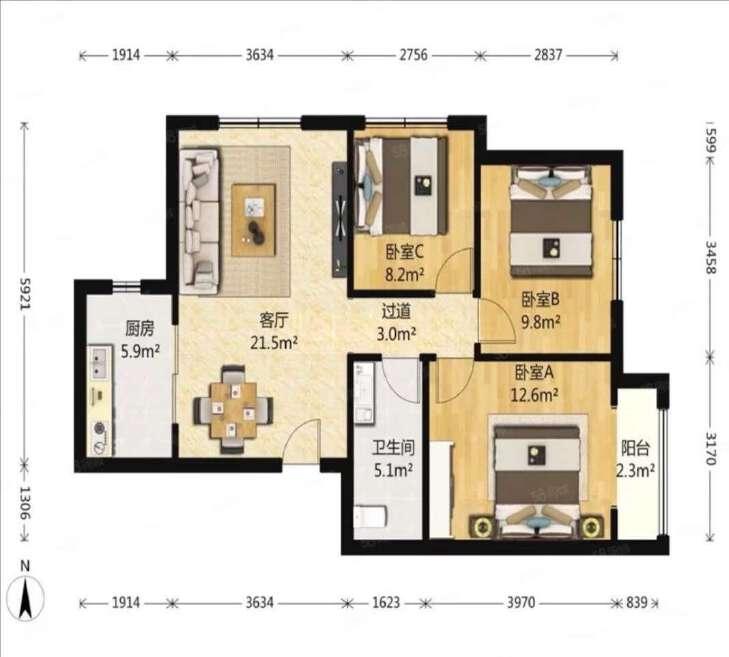 整租·领秀慧谷(A区)