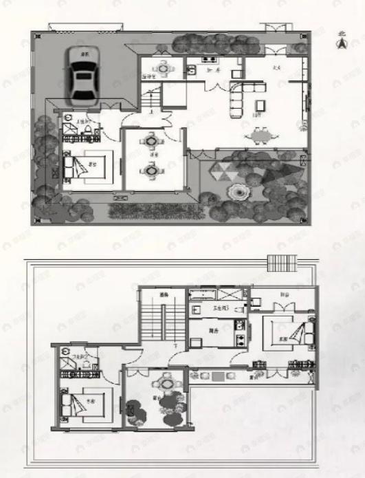 5室3厅3卫建面200平户型图