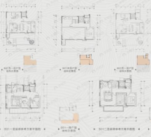 天府万科城4室2厅3卫户型图