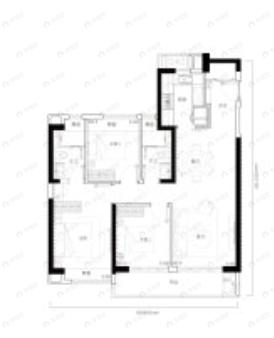 绿城留香园3室2厅2卫户型图