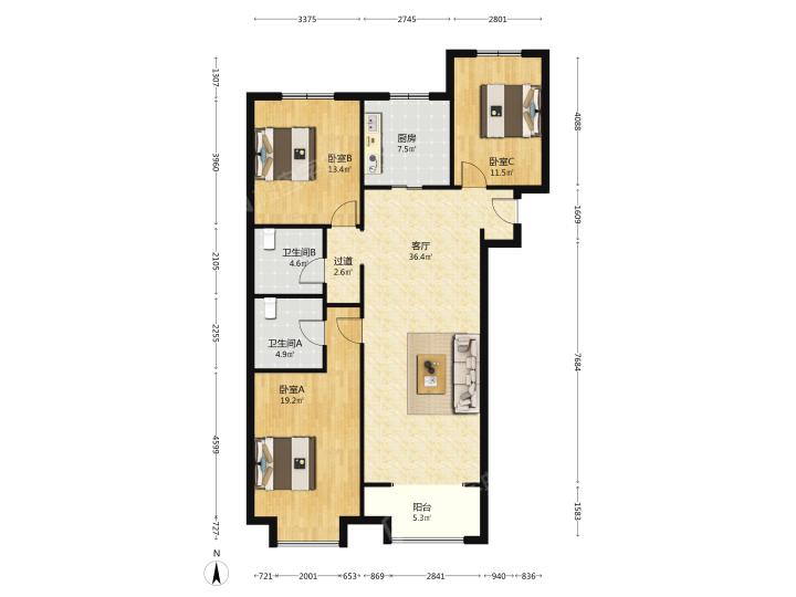 整租·融创长风壹号