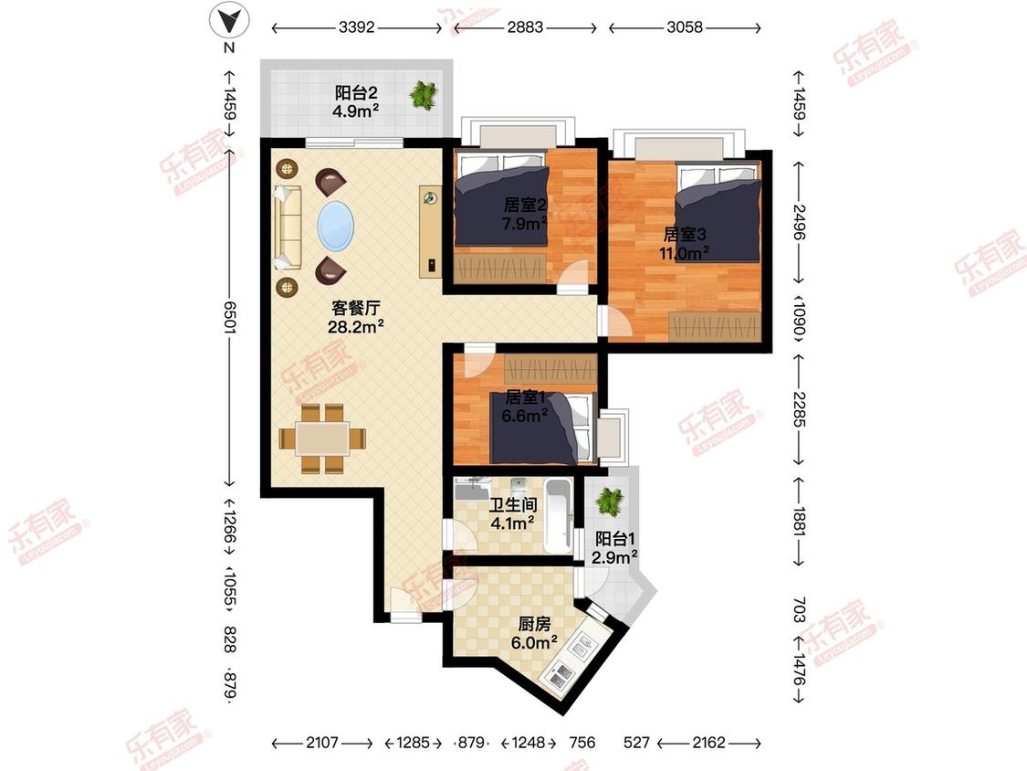 整租·凯茵又一城(花漾集)