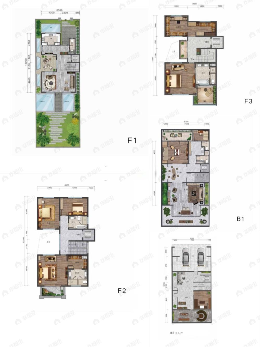 兴创荣墅5室7厅6卫户型图