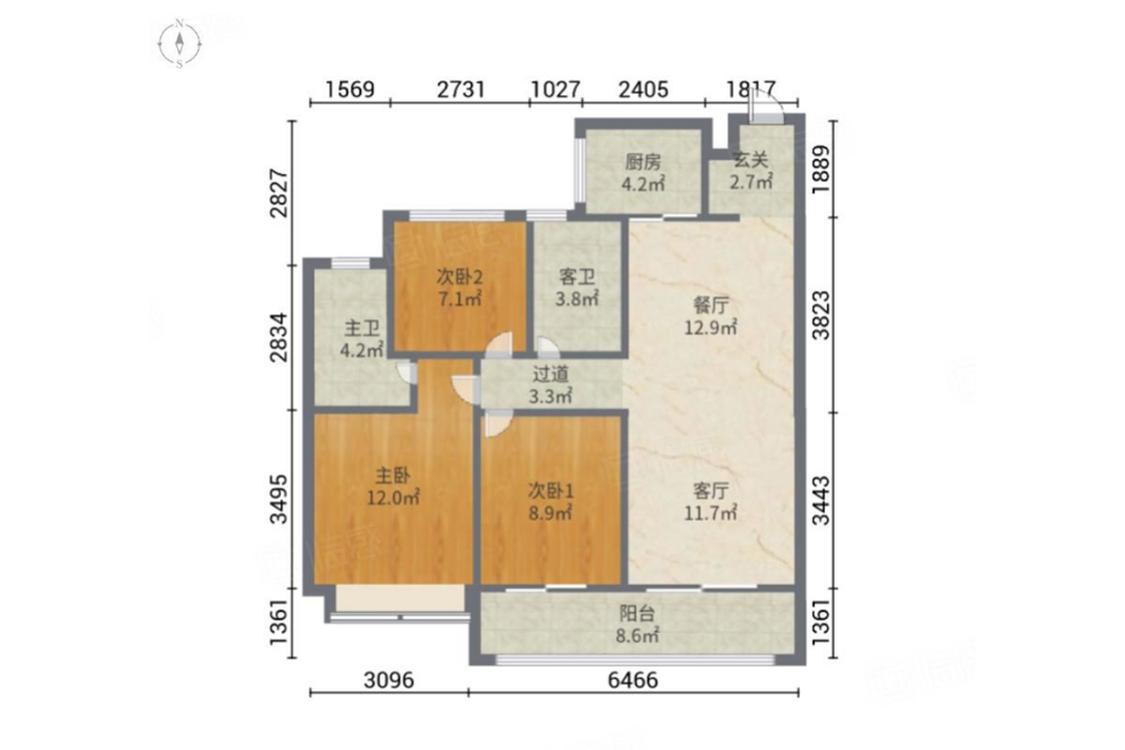 整租·融创滨湖印