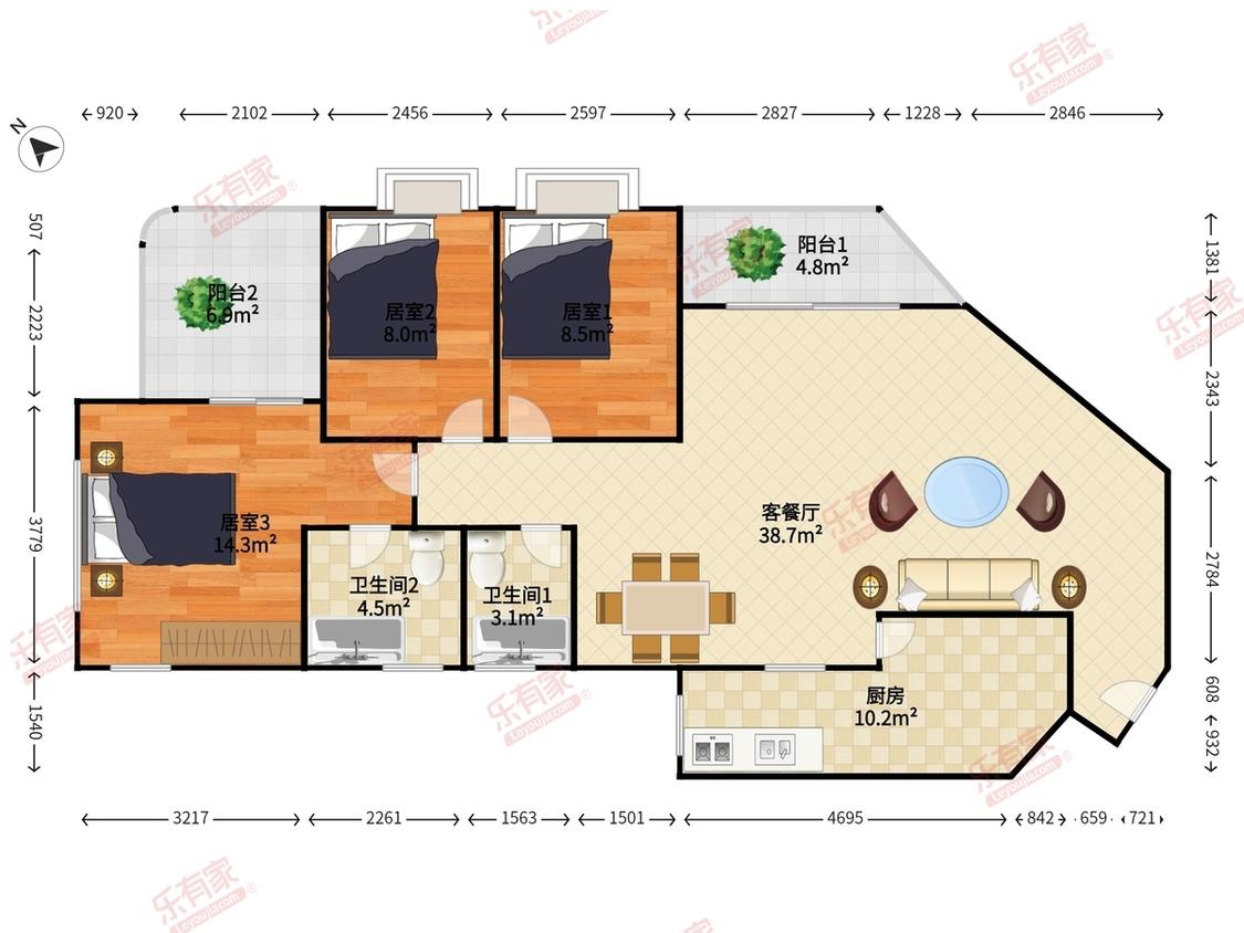 整租·中旅广场