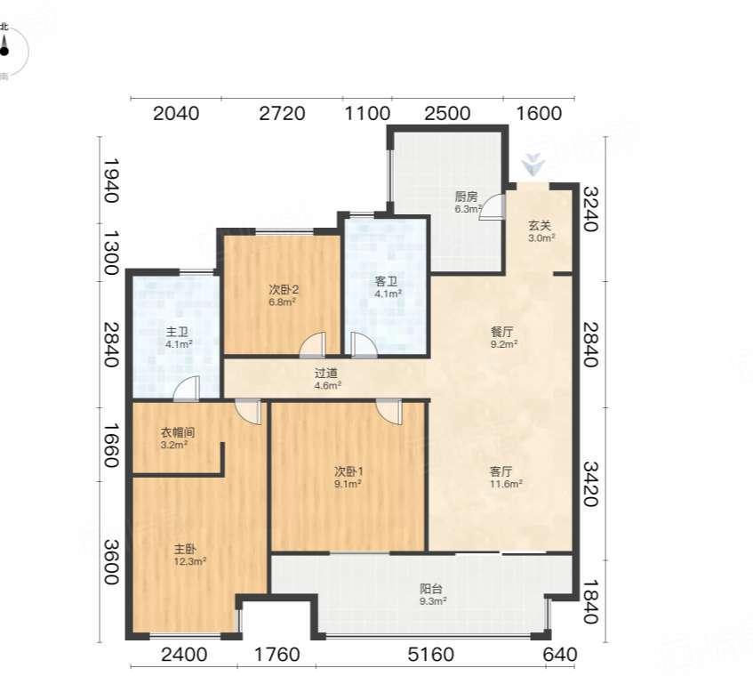 整租·元垄城(宁园)
