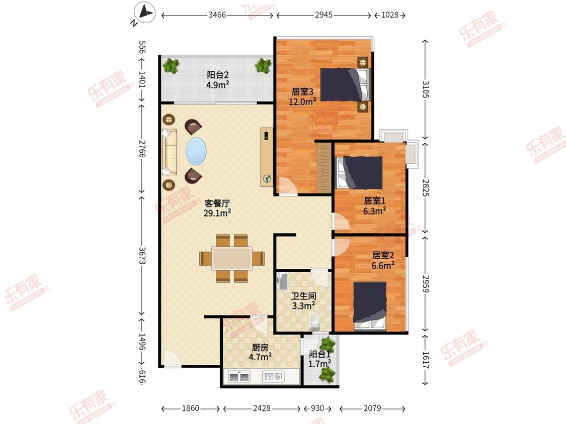 整租·仁恒公园世纪(四季新园)