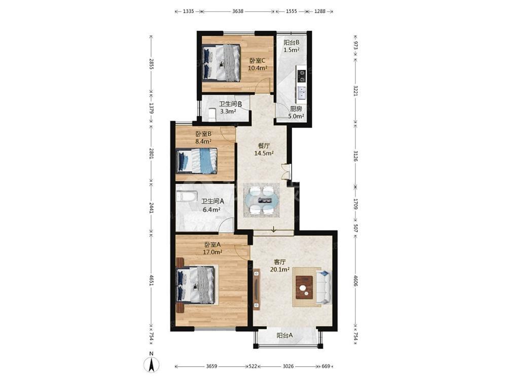 整租·金隅凤麟洲(西区)