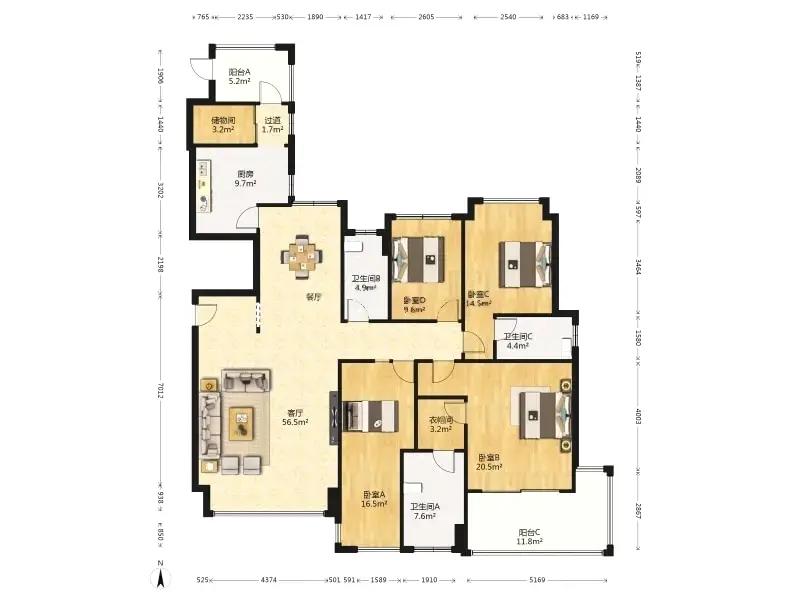 整租·仁恒星园