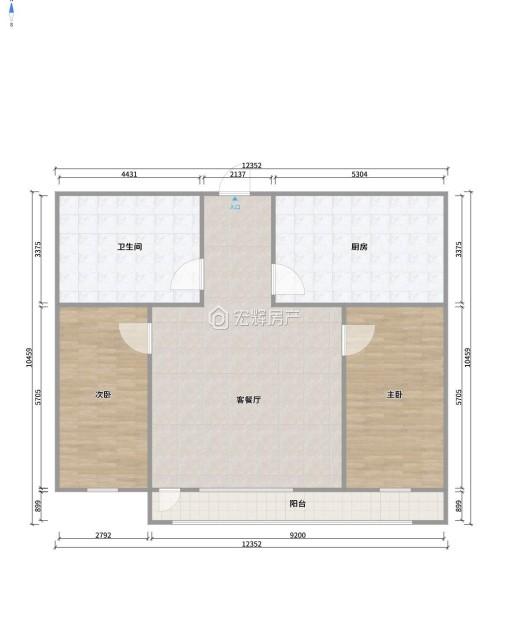 整租·雁滩安居小区