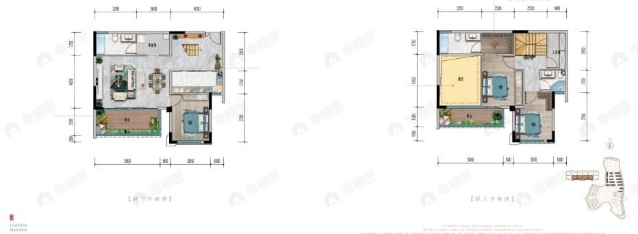凤翥澜山3室2厅3卫户型图