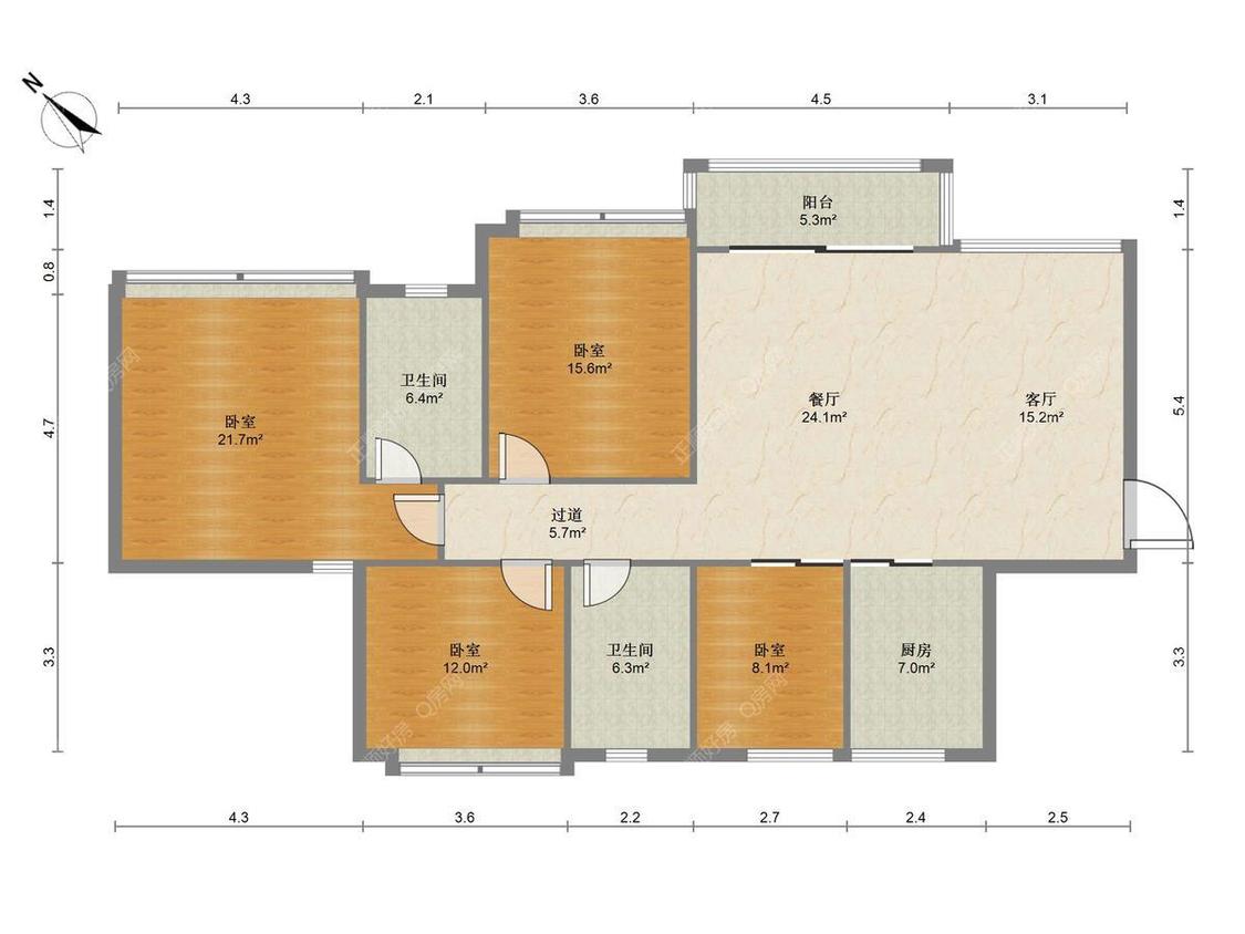 整租·金碧丽江东海岸