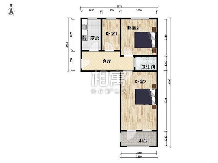 合租·团结湖中路北社区(北二条)