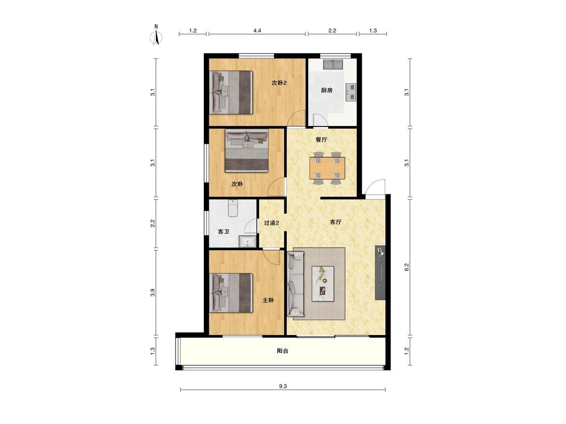 整租·金翠苑小区