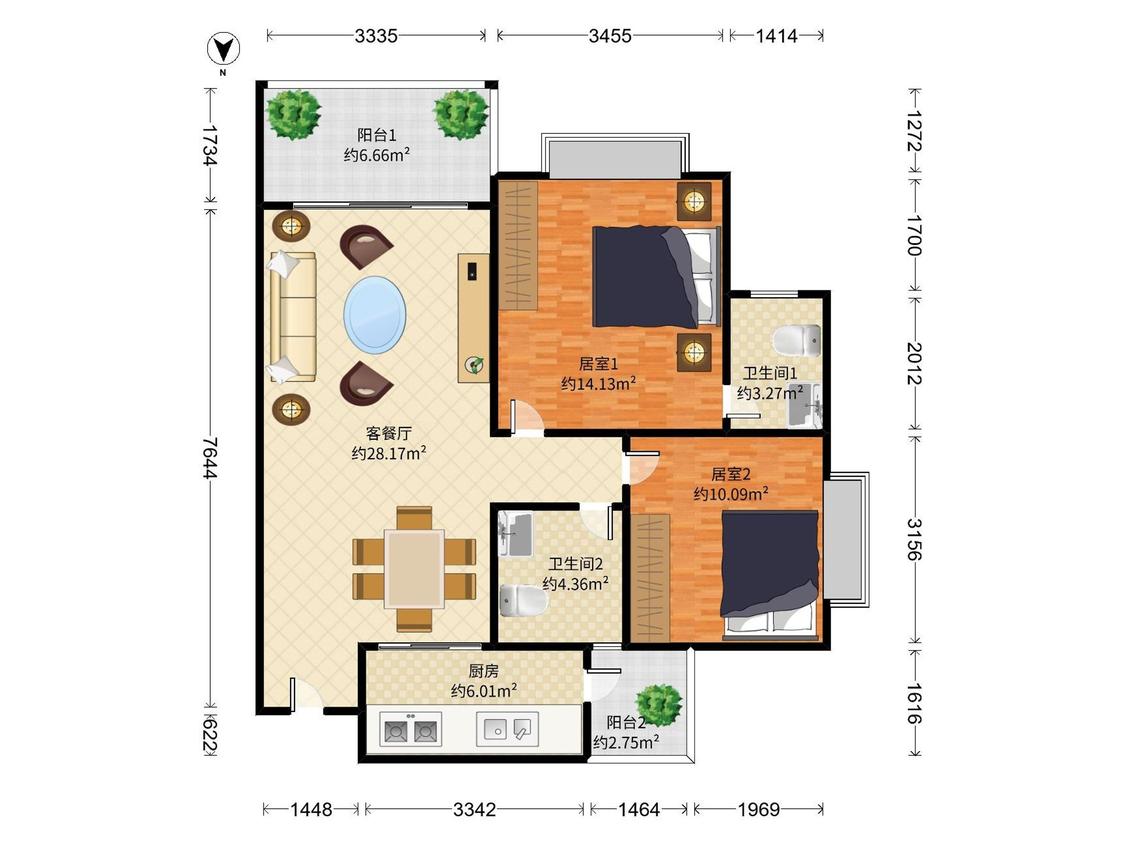 整租·大信海岸家园
