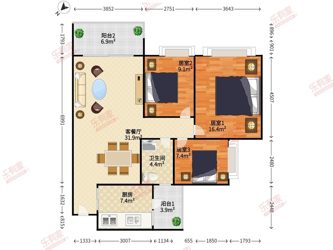 整租·凯茵新城(雅湖居)