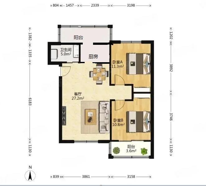 整租·兆福花园