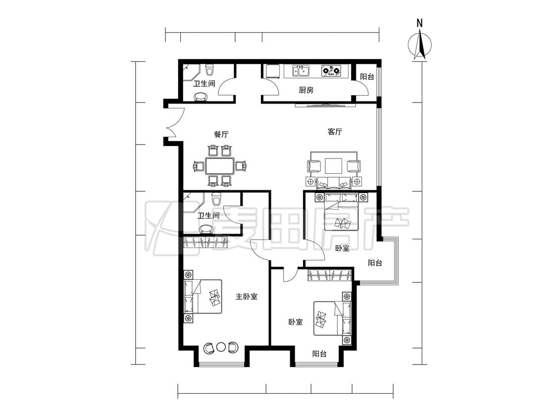 整租·富力城(C区)