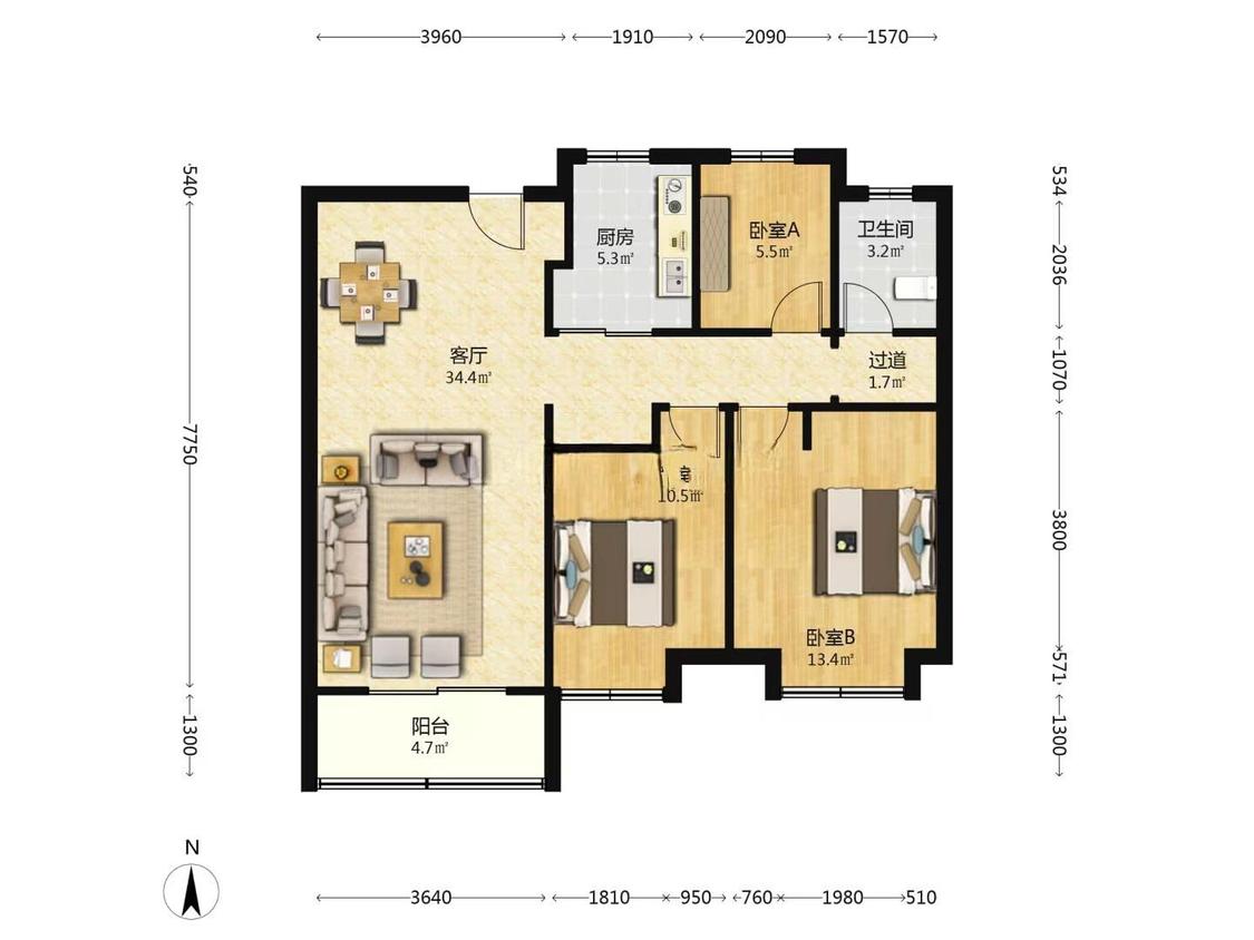 整租·万科海上传奇