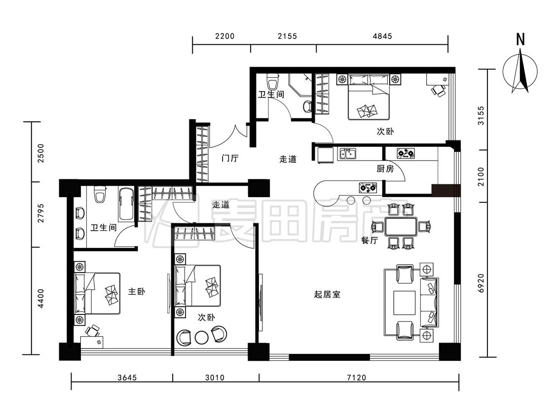 整租·嘉铭桐城(F区)