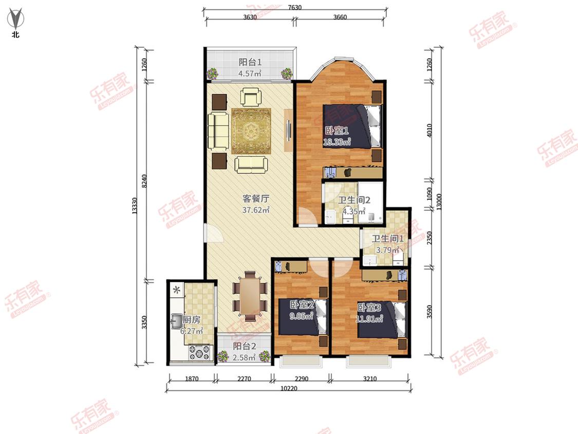 整租·珠江帝景湾