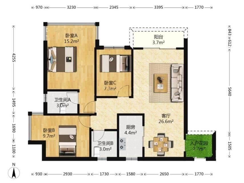 整租·吉大御景山