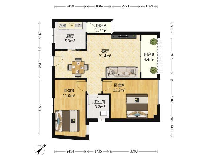 整租·桃源居(一,二区)