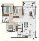 方凯华府3室2厅2卫户型图