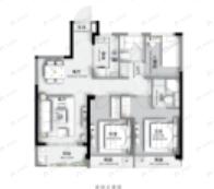 杨帆梧桐府3室2厅2卫户型图