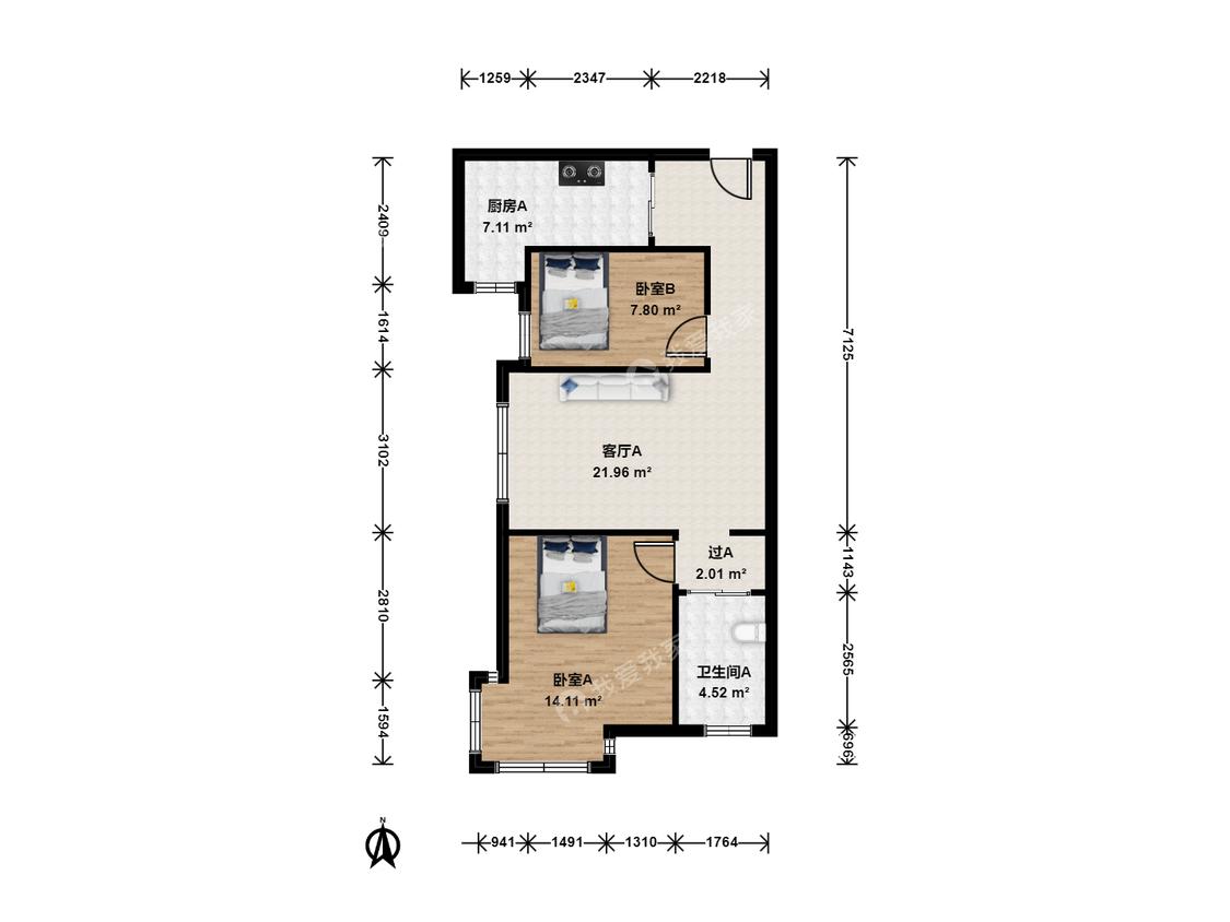 整租·静安晶华园