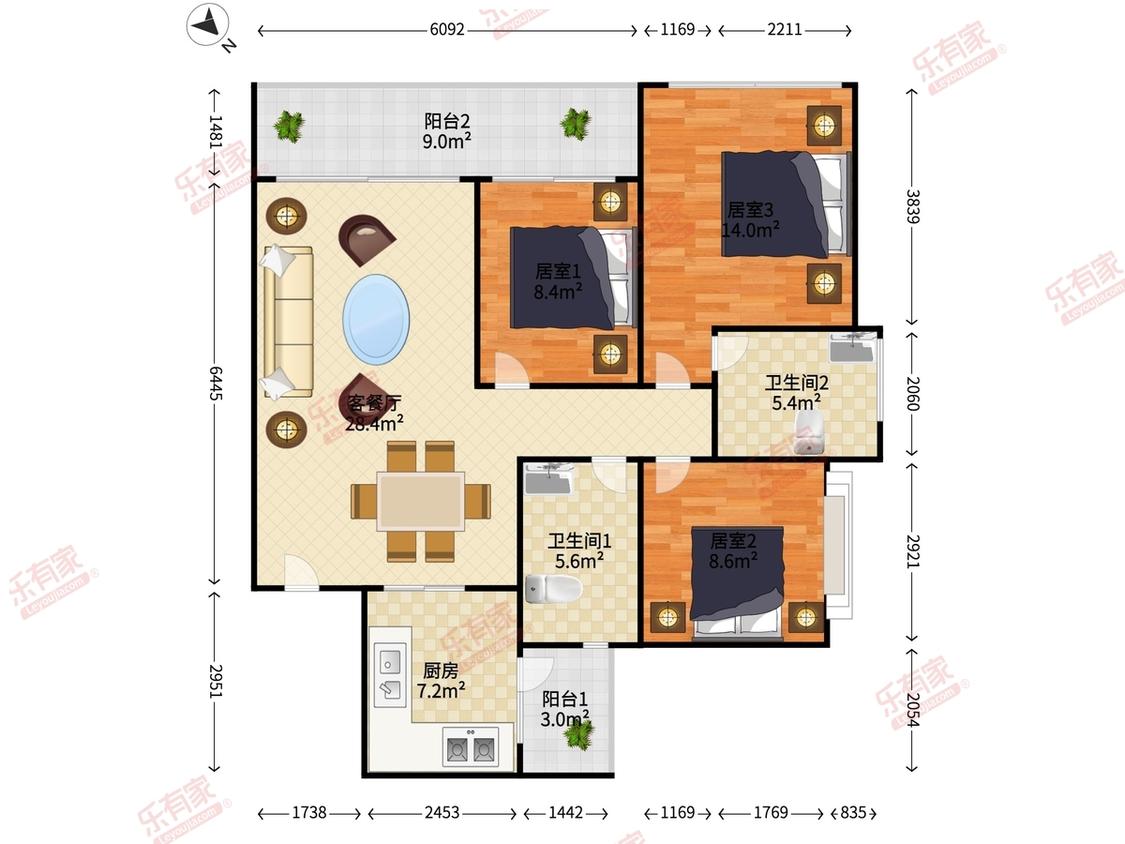 整租·招商领玺
