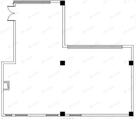 荣安芙蓉印月1室1厅户型图